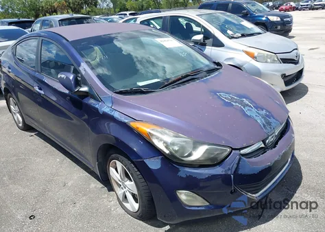 2013 Hyundai Elantra Gls from USA, damaged, VIN 5NPDH4AE9DH156106